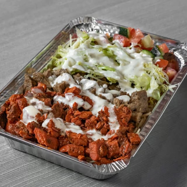Mix Over Rice Platter  (Lamb and Chicken).